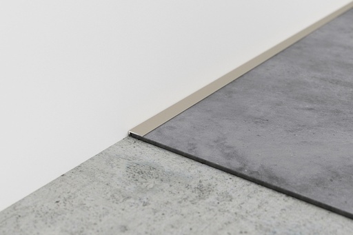 minileiste AL16X2 Abschlussprofil Klebevinyl, Titan (C31)