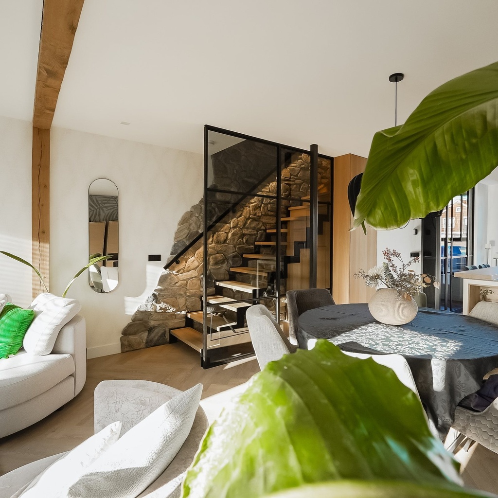 Loft-Glaswand Aluminium (Festelement) – nach Maß