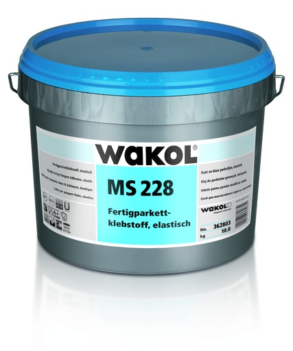 WAKOL MS 228 Fertigparkettklebstoff, elastisch – 18 kg