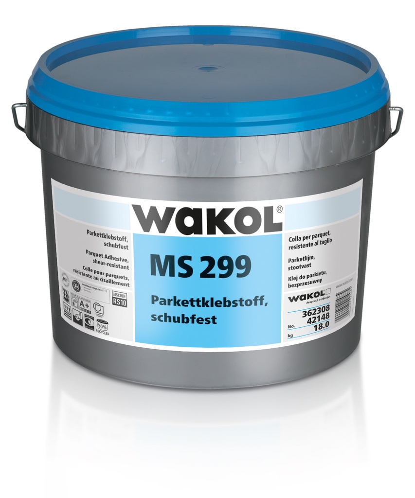 WAKOL MS 299 Parkettklebstoff, schubfest – 18 kg