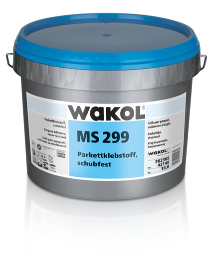 WAKOL MS 299 Parkettklebstoff, schubfest – 18 kg