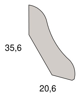 Stark Massivholz-Sockelleiste (Fußleiste) 40 x 22 mm, profiliert