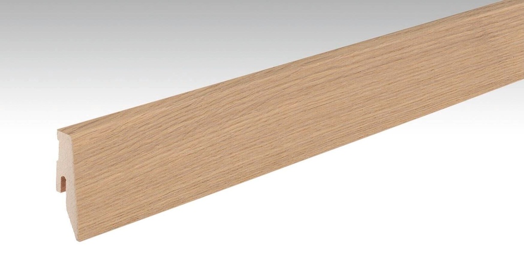 Furnierte Sockelleiste Profil 3PK für Parkettböden - Meister Dekorbezeichnung: Eiche hell 01238