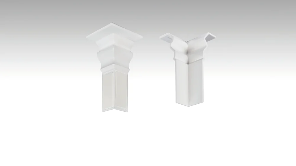 [800028-01-02001] Innenecke Profil 10PK | 10F MK weiß