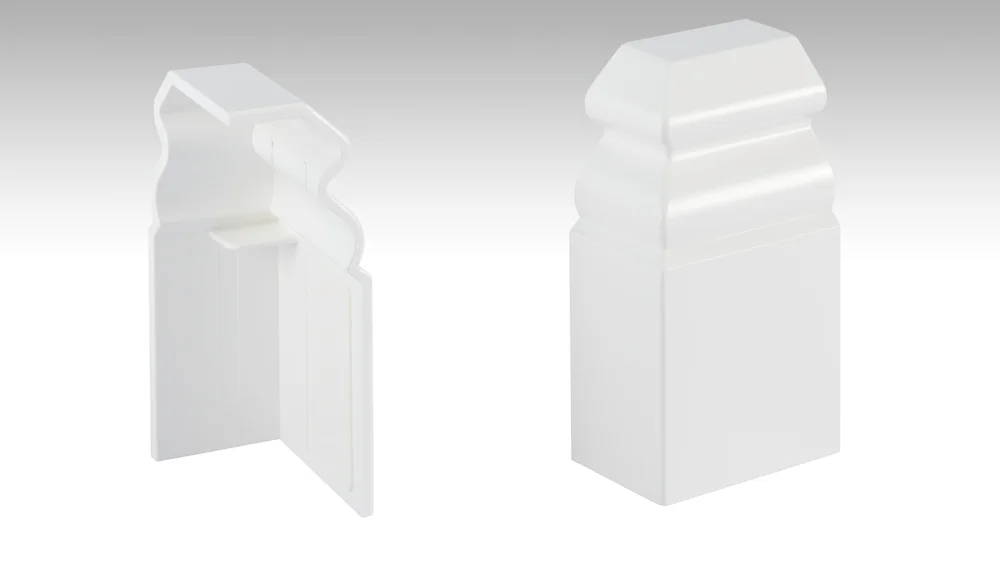 [800028-03-02001] Endkappe Profil 10PK | 10 F MK weiß 