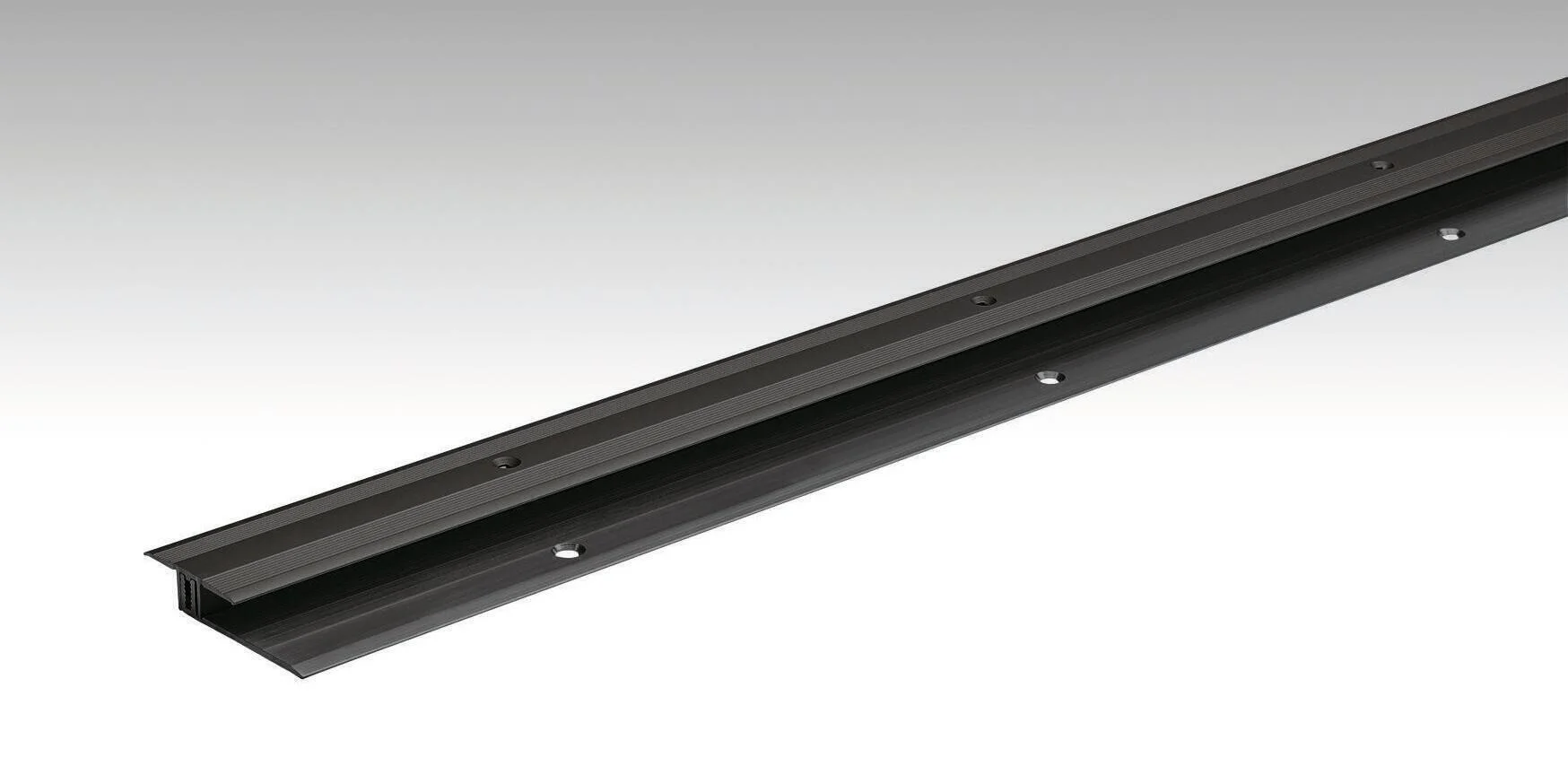 [800009-1000-02510] Übergangsprofil Typ 202 (6,5 bis 16 mm) (1000mm, Schwarz eloxiert)