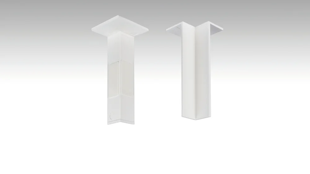 [800033-01-02001] Innenecke Profil 9PK / 19PK weiß