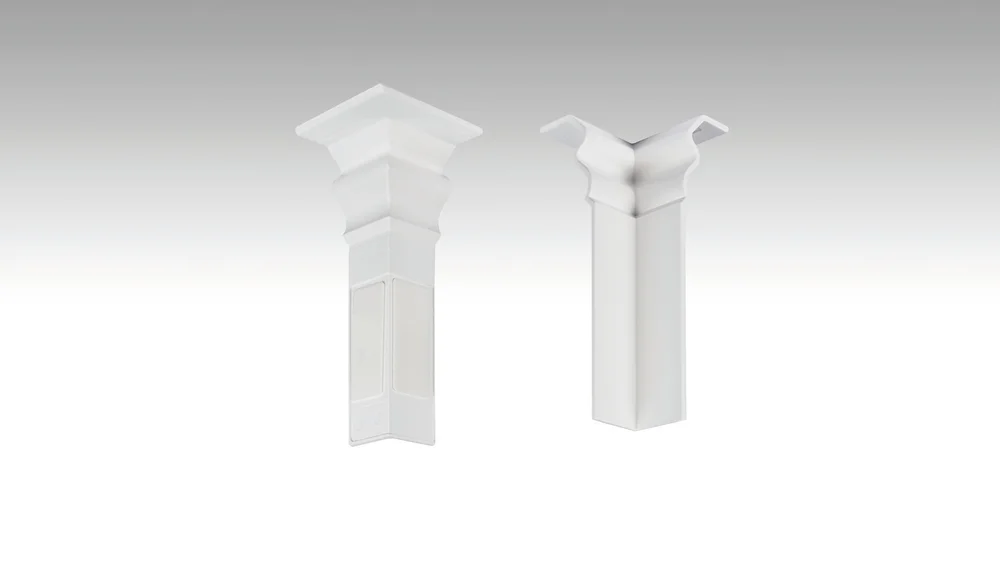 [800029-01-02001] Innenecke Profil 11PK | 11 F MK (80 mm) weiß