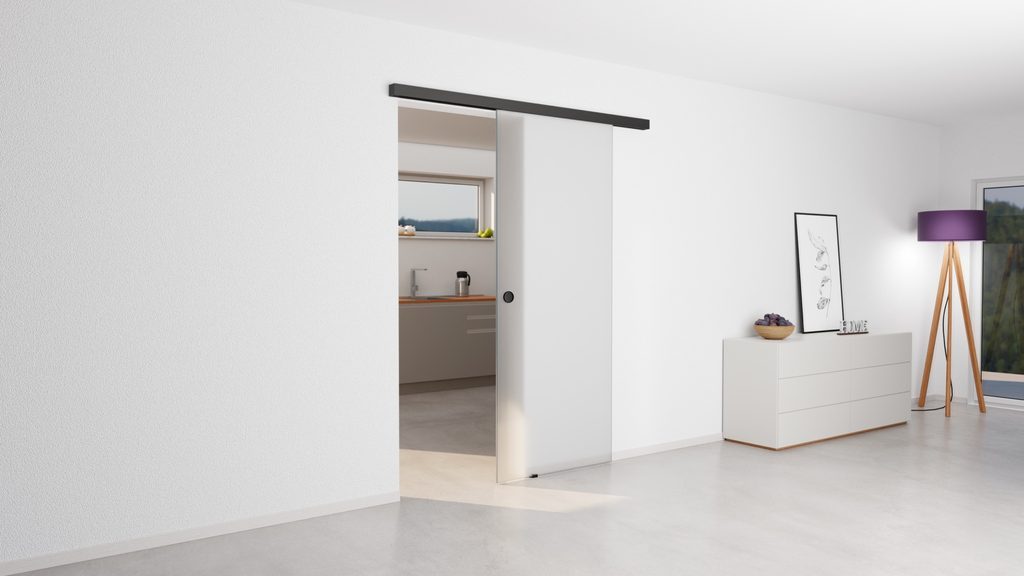 Erkelenz Beschlagset Sigma 2.0 Slim 65 mit Softclose für Glasschiebetüren