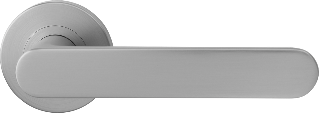 Griffgarnitur "Asolo minimo" Edelstahl finish   - Schließart: OS