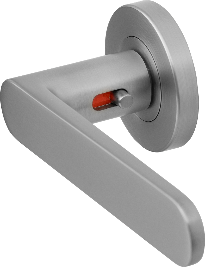 Griffgarnitur "Asolo minimo" Edelstahl finish   - Schließart: Verschließbar