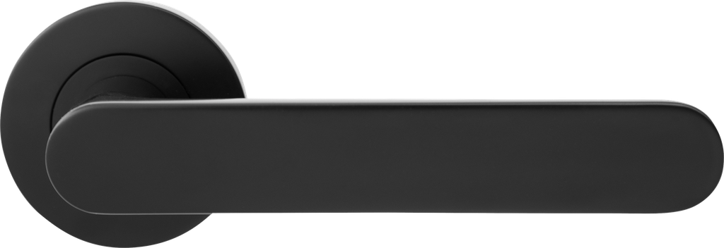 Griffgarnitur "Asolo minimo" Tiefschwarz - Schließart: OS