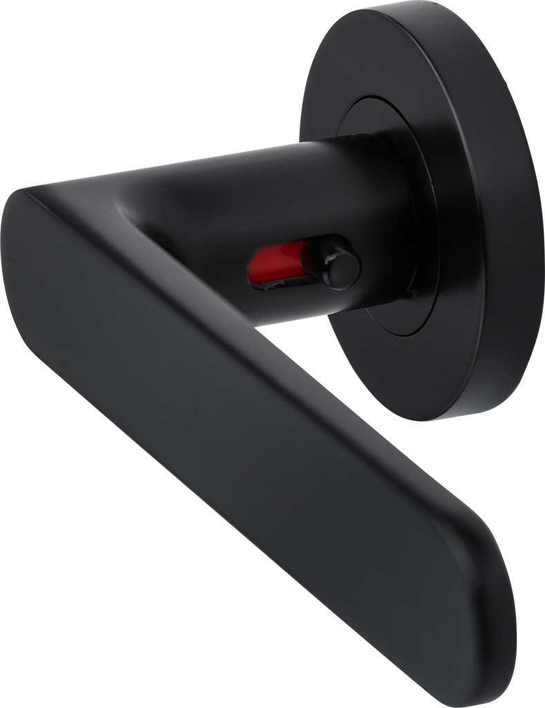 Griffgarnitur "Asolo minimo" Tiefschwarz - Schließart: Verschließbar