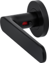 [MI0930VR] Griffgarnitur "Asolo minimo" Tiefschwarz (Verschließbar)