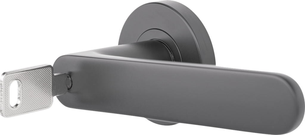 Griffgarnitur "Asolo minimo" Umbragrau - Schließart: Sperrzylinder