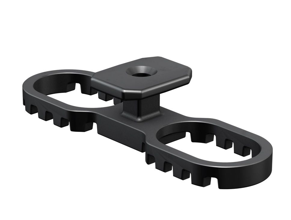 Terraflex N6 für Holz-Unterkonstruktion | inkl. C1 / A4 Schrauben 5 × 50 mm - Verpackung: 120 Stk., Schraube: C1