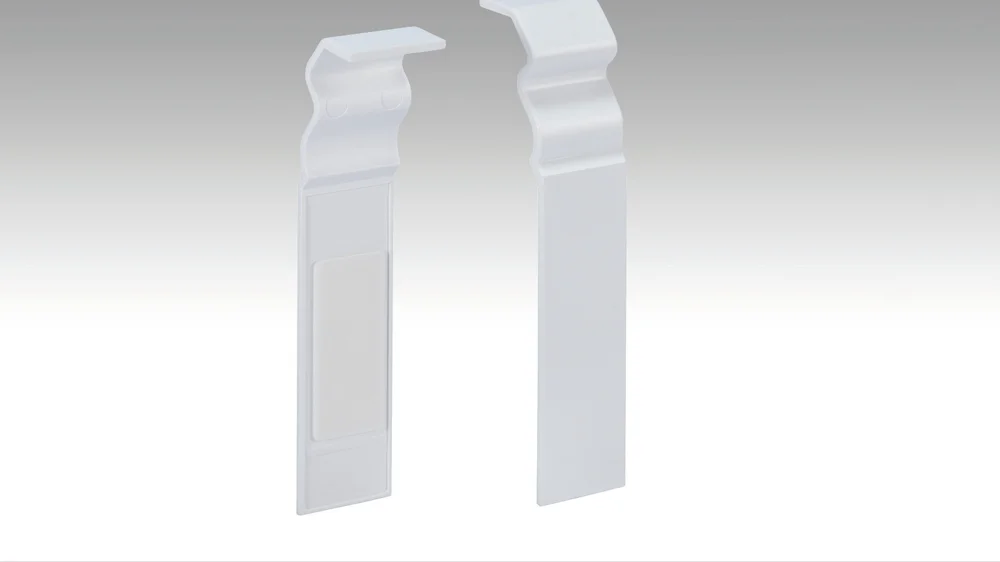 [800029-04-02001] Verbindungsstück Profil 11PK | 11 F MK (80 mm) weiß 