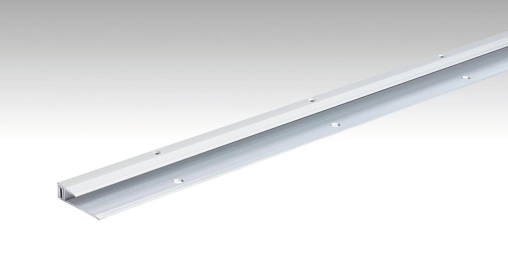 [800008-2700-00220] Abschlussprofil Typ 201 (6,5 bis 16 mm) (2700 mm, Silber eloxiert)