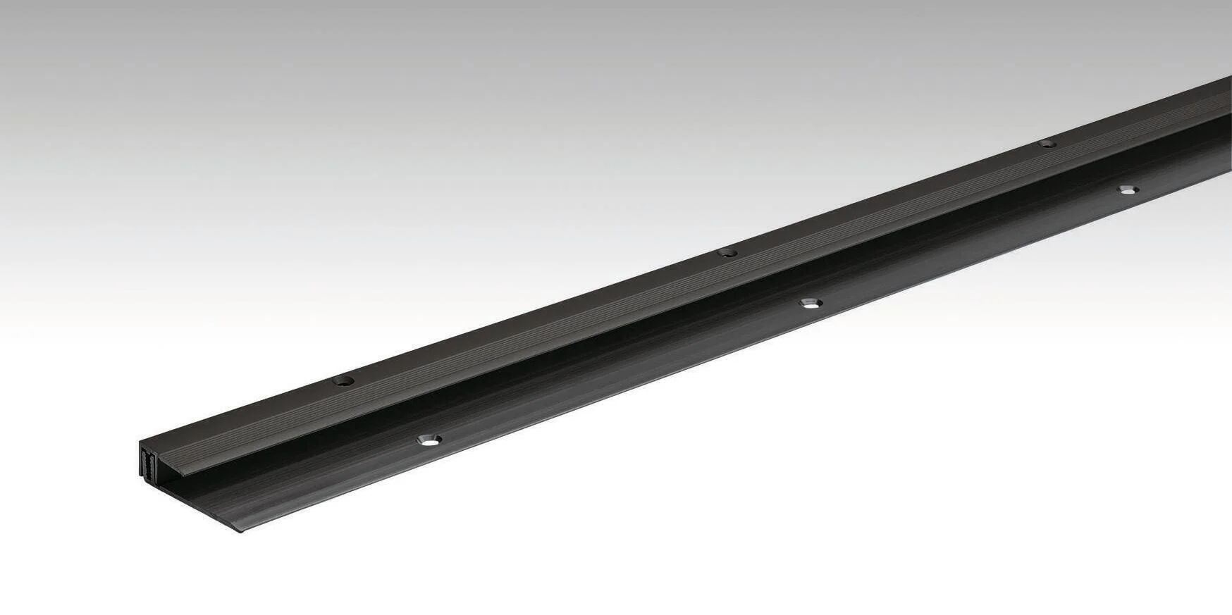 [800008-2700-02510] Abschlussprofil Typ 201 (6,5 bis 16 mm) (2700 mm, Schwarz eloxiert)
