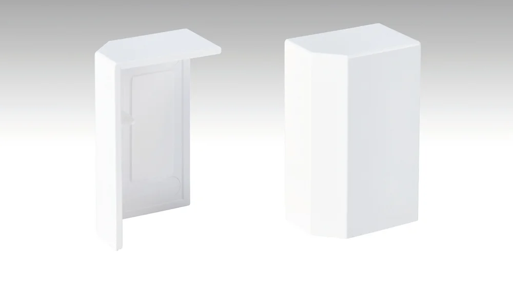 Endkappe Profil 8PK / 18PK  Weiß