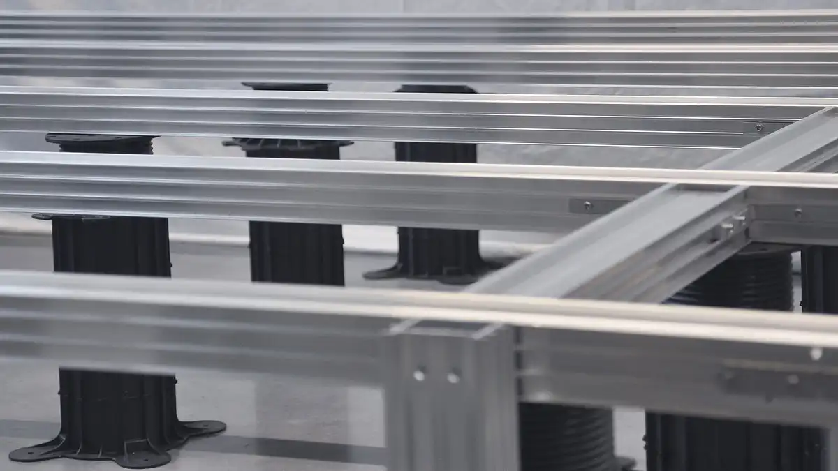 RELO W56 Aluminium Unterkonstruktionsschiene für Terrassen - 2.000mm