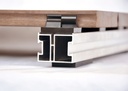 TENI Terrassenclip - unsichtbarer, elastischer Terrassenverbinder für Hohlkehlprofil | für Aluminium-/Holzunterkonstruktion