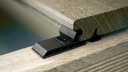 SUPRO H Terrassenclip - verdecktliegender Terrassenverbinder | funktioniert ebenfalls als Start-, Endverbinder