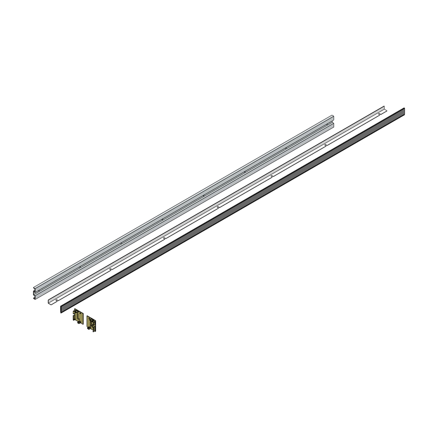 Griffwerk Wandabstand-Set PLANEO AIR SILENT