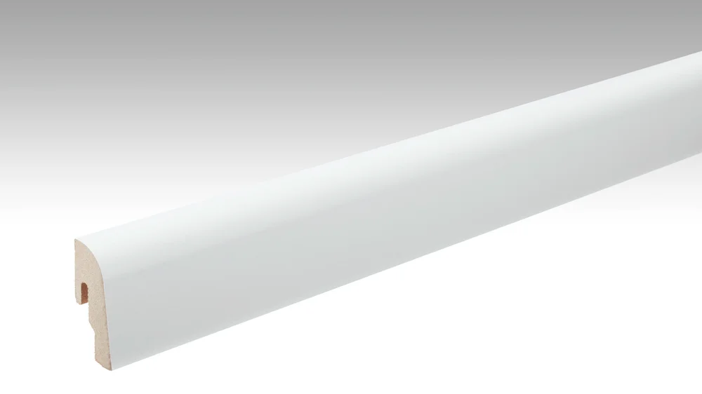 Fußleiste Profil 2 PK Uni weiß glänzend DF