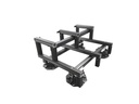 VARIO Terrassen Systemtreppe Bausatz - Karle und Rubner | 2 oder 3 stufig vormontiert | Dielen- oder Plattenbelag - 2-stufig, Dielen