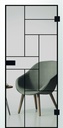 Erkelenz Glasschiebetür Cubus 8 Black Line