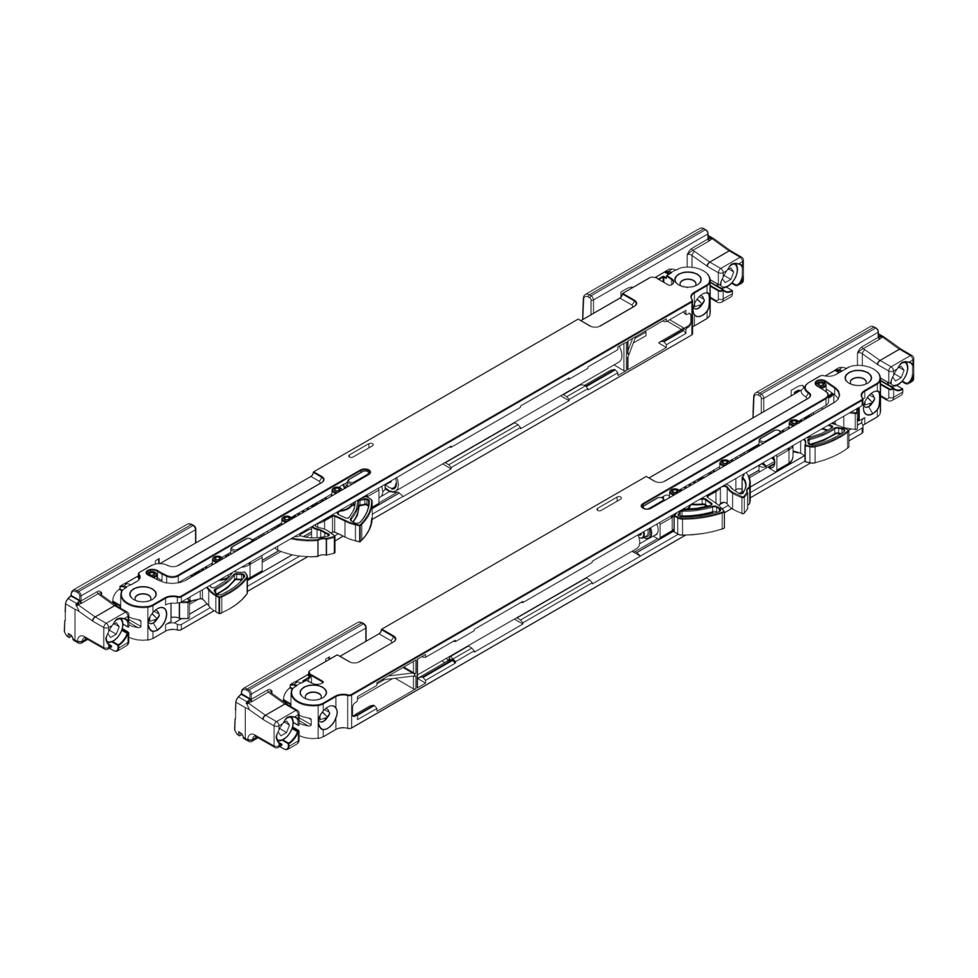 Griffwerk Softeinzug-Set PLANEO X60 COMFORT 2x Softeinzug max. 60kg