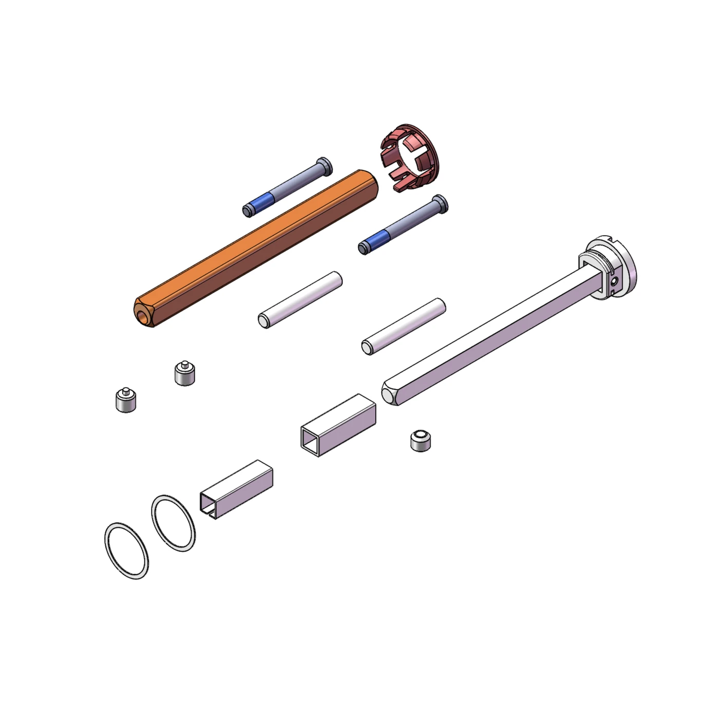 Griffwerk Hohlstift-Set für PIATTA S Garnitur LUCIA/LORITA/CRYSTAL /TRI 134